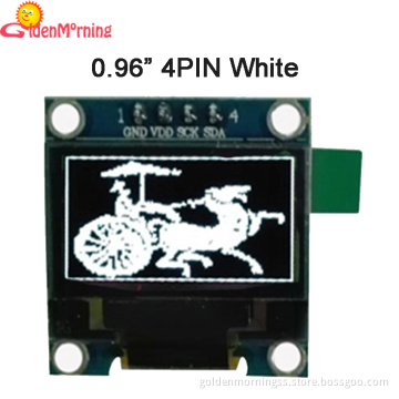 0.96" OLED display module, 128*64px IIC interface